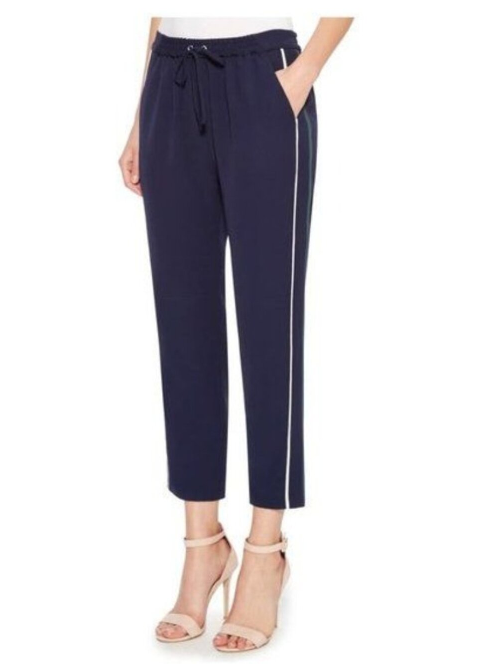 PARKER Cassius Side-stripe Combo Track Pants In Aquarius - 2